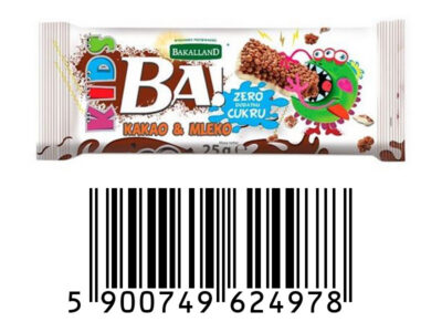 Bakalland KIDS Kakao i Mleko dla dzieci bez cukru 25g