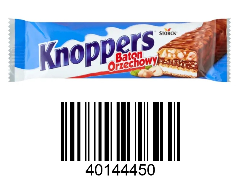 Knoppers Orzechowy 40g