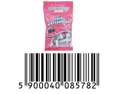 Sweet Factory Store Żelki Sour Watermelon 60g
