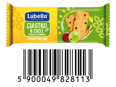 Lubella Ciastka zbożowe z rodzynkami 34g