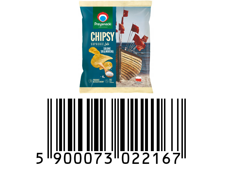 Przysnacki Chipsy Sól Morska 30g