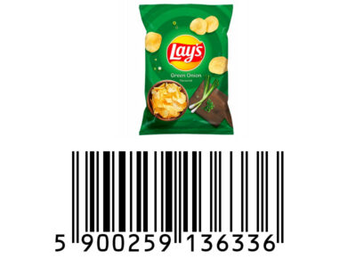 LAYS Chipsy Zielona Cebulka 40g