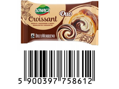 Łowicz & DecoMorreno Rogal z Nadzieniem Waniliowo-Kakaowym 60g