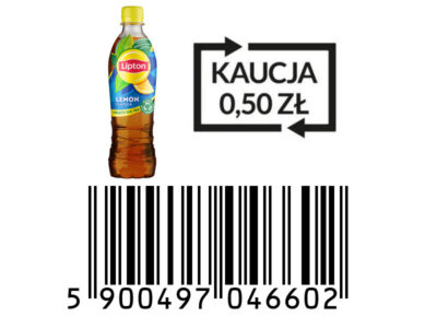 Lipton Lemon PET 0,5L - KAUCJA