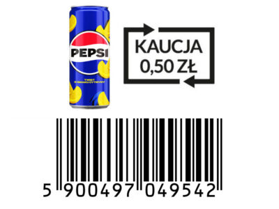 PEPSI Twist puszka 0,33L SLEEK - KAUCJA
