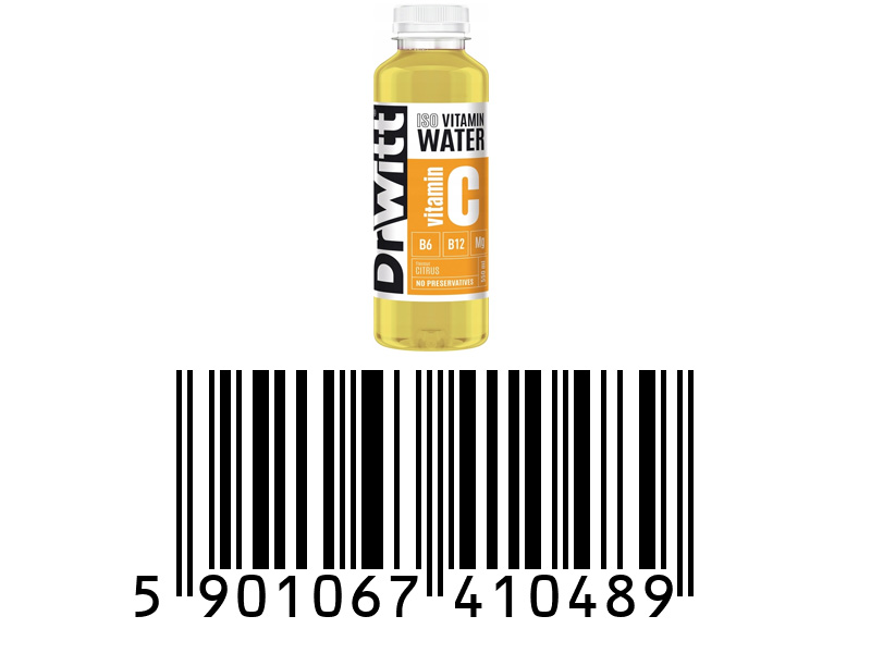 DrWitt ISO vitamin water VIT C cytrusy PET 550ml