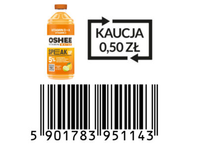 Oshee Vitamin Water D+K 555ml - KAUCJA
