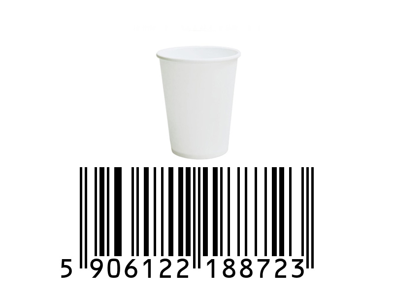 Kubek Papierowy Biały 150 ml B/O/S 50 sztuk w rękawie