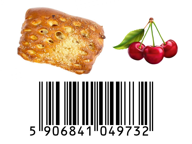 Drożdżówka z Wiśnią 80g