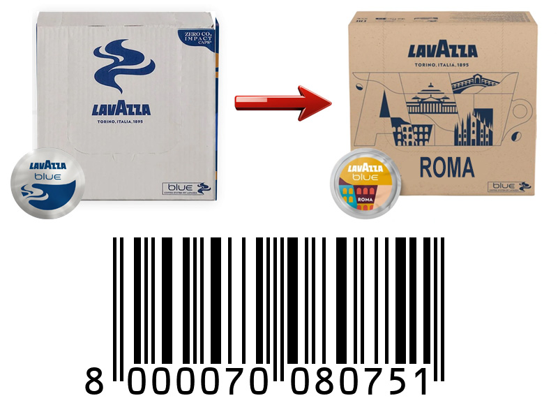 Lavazza Blue TOI Roma Espresso Kapsułki - display 100 szt.