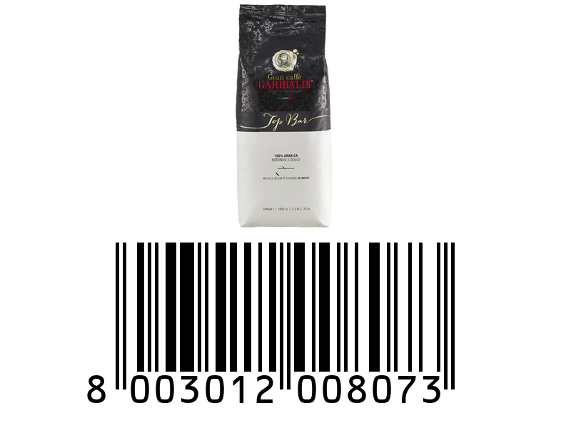 GARIBALDI Kawa Ziarnista Top Bar 1kg